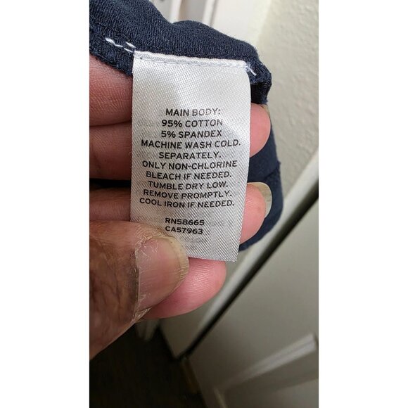 Treasure & Bond Men's Navy Blue Button-Up Workwear Jacket Pockets Size M - Picture 8 of 8